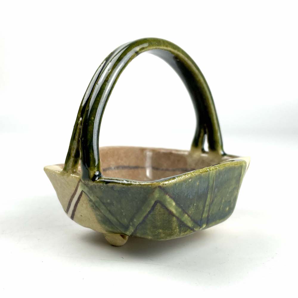 Footed Kobachi w/handle by Masayoshi Wakui (4.75"x3.5") image 4