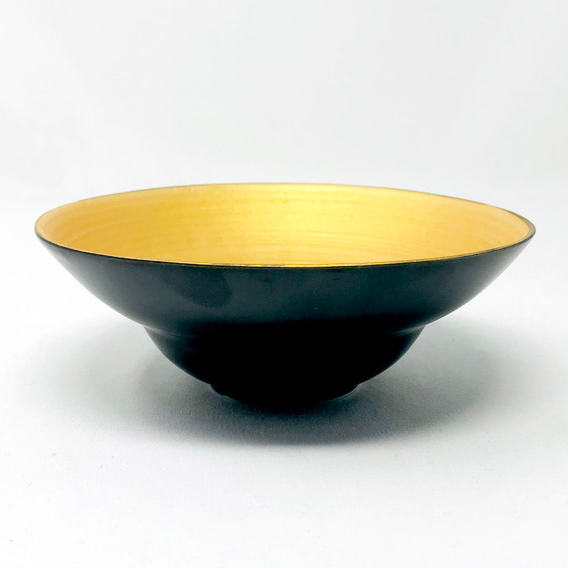 Small Bowl Gold & Black (5.5"D x 2"H) image 0