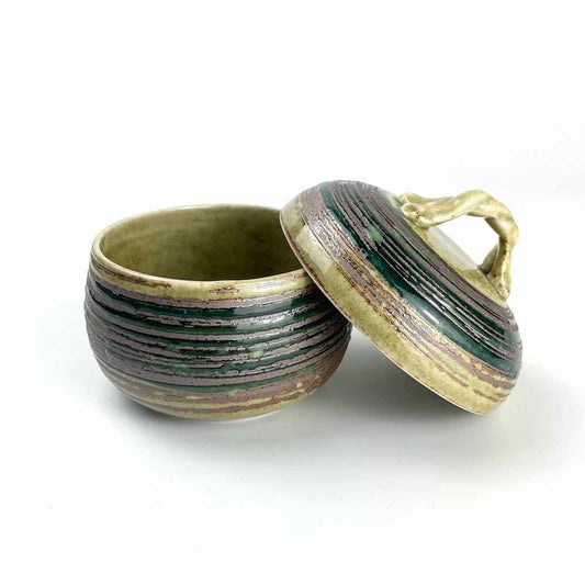 Cov. Mushiwan Bowl Green (6oz) image 1