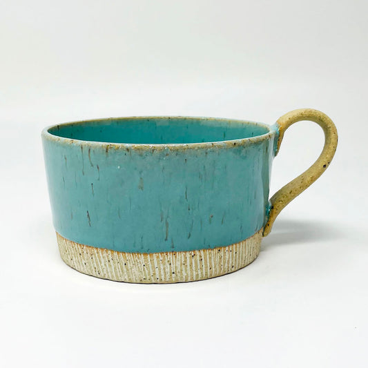 Jumbo Soup Cup Turquoise (13oz) image 0