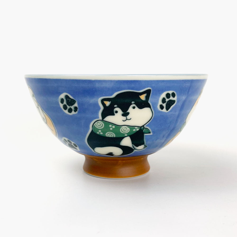 Rice Bowl Mameshiba Blue (5"D) image 4