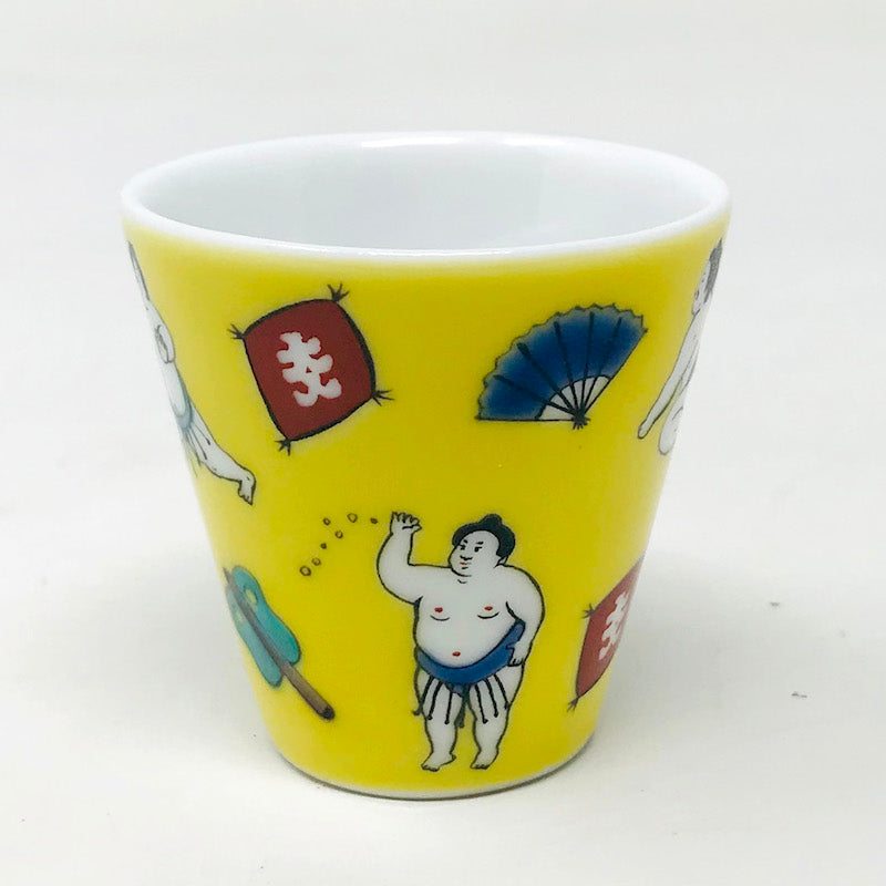 Kutani Sake Cup Sumo (1.5 fl.oz) image 0