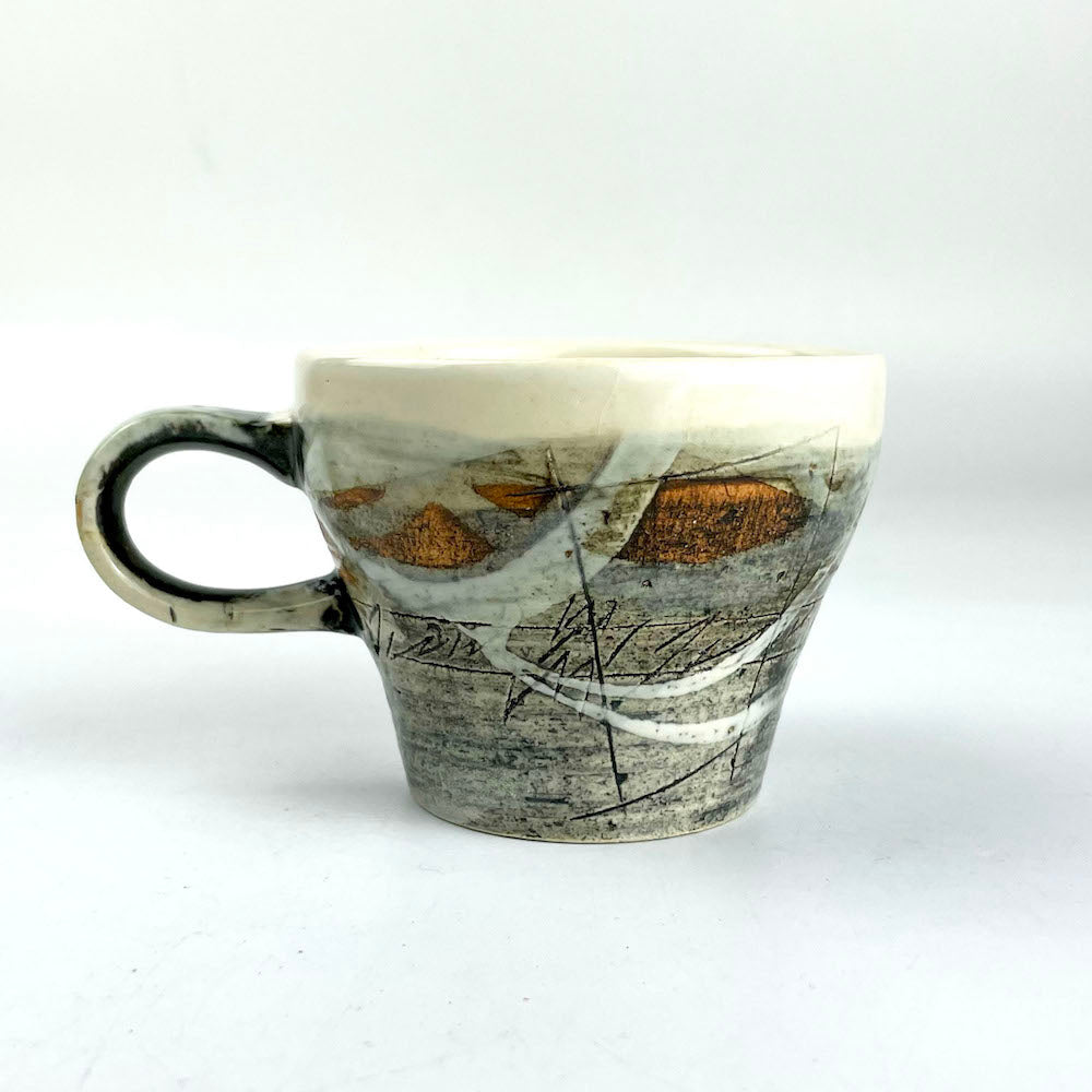 Cup and Saucer Senkoku White (5oz) image 6