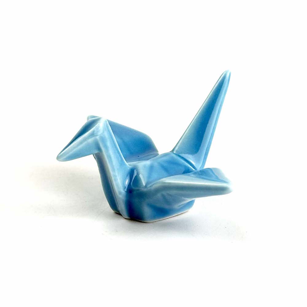 Chopstick Rest - Crane Light Blue image 1