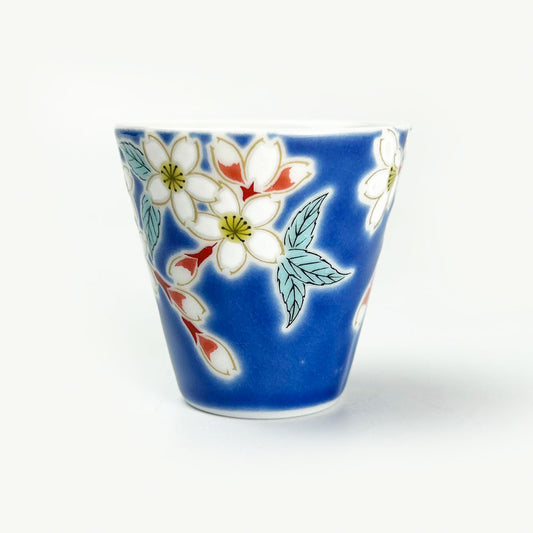 Kutani Sake Cup Sakura (1.5 fl.oz) image 0