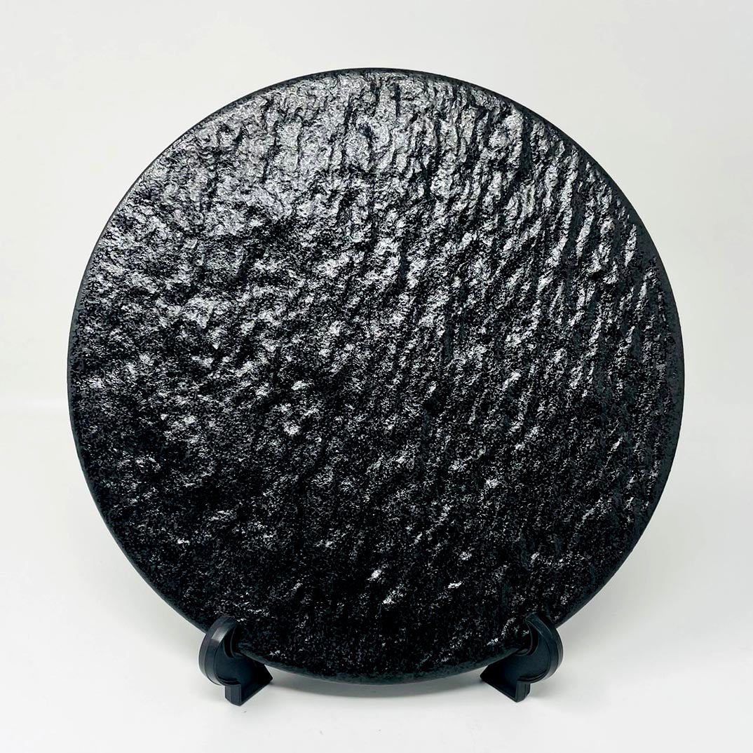 Plate Black Petora (10"D) image 1