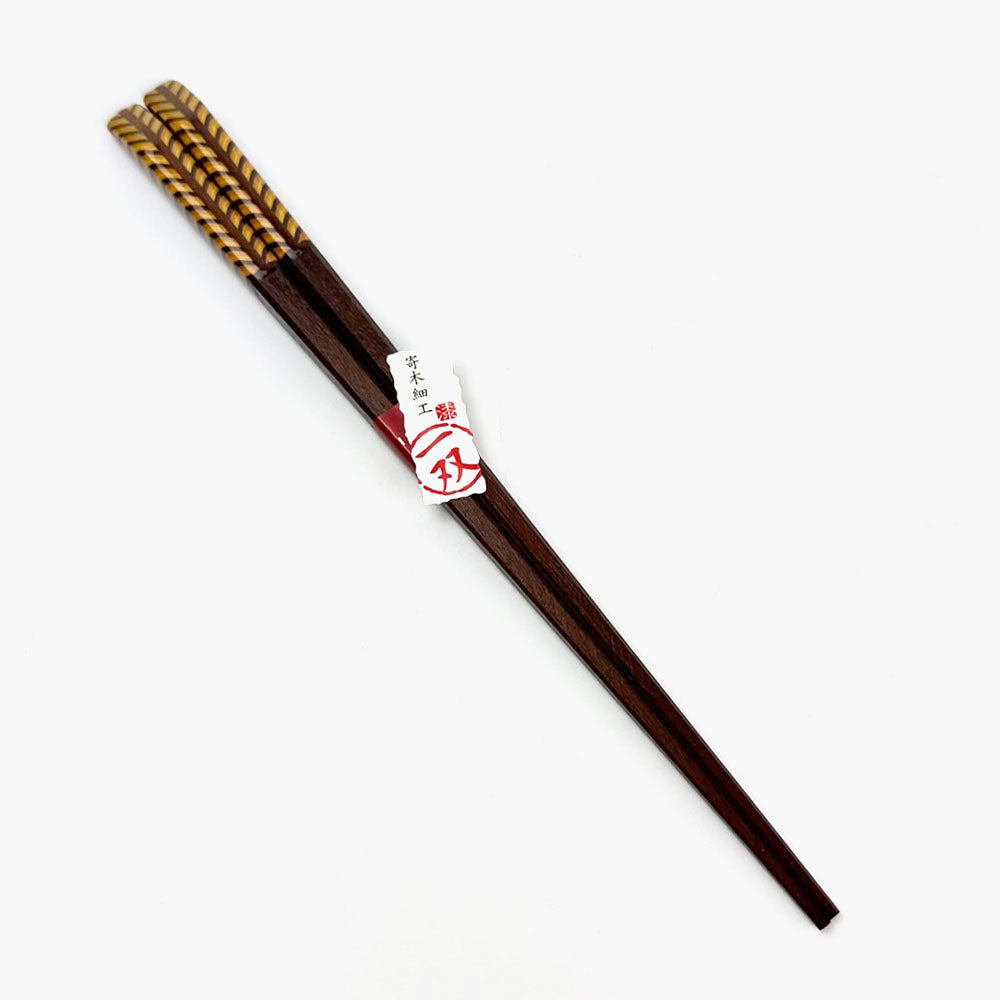 Yosegi Chopsticks Mugiho (8.25"L) image 3