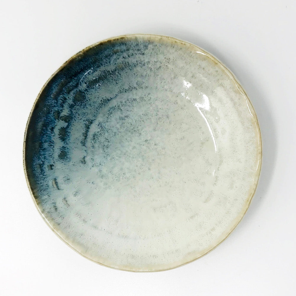 Small Dish Aosabi Nagashi (6.5"D) image 0
