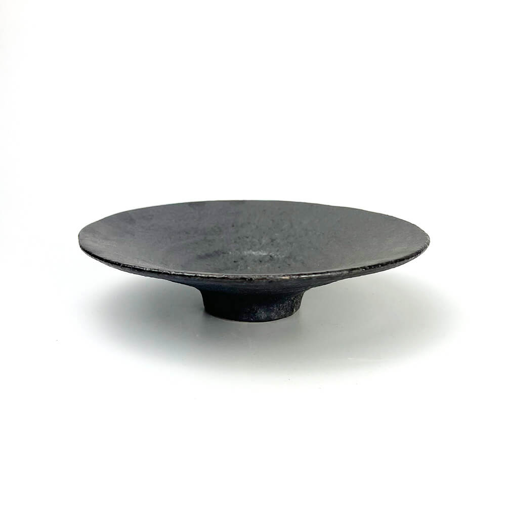 Ibushi Black Shallow Bowl (7.5"D) image 0
