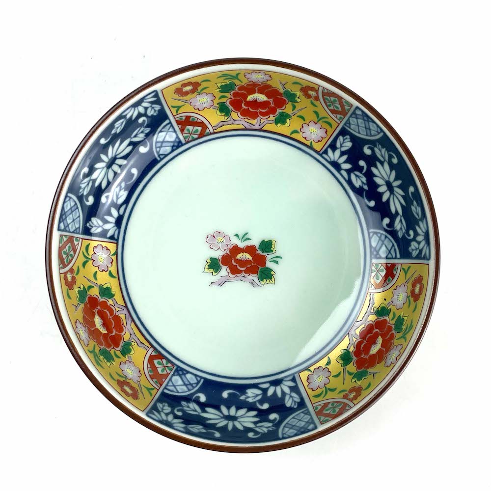 Arita Plate Botan (5"D) image 1
