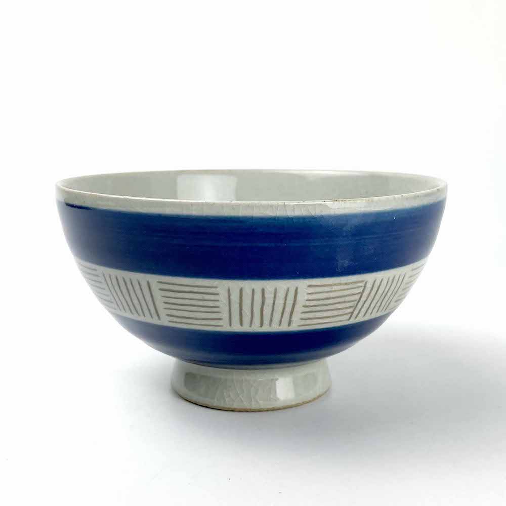 Arita Rice Bowl Obi (5"D) image 0