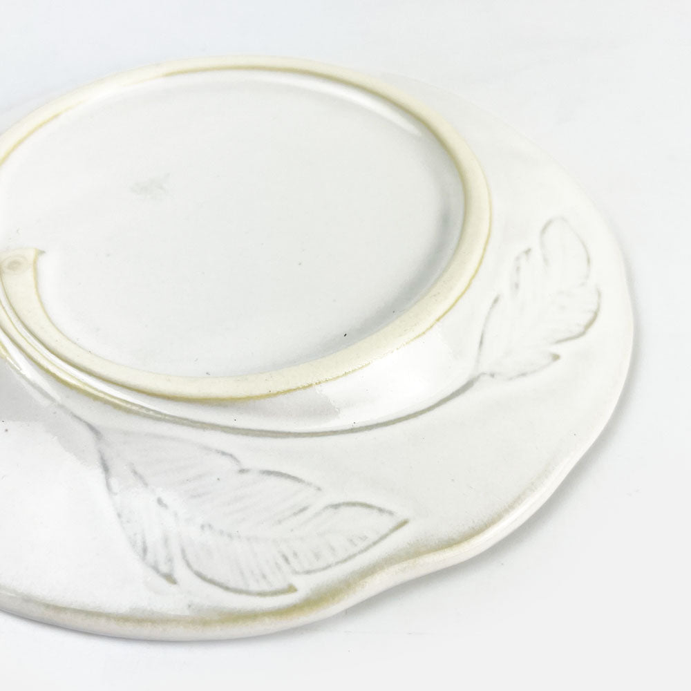 Small Plate White Hido (5.25"D) image 3