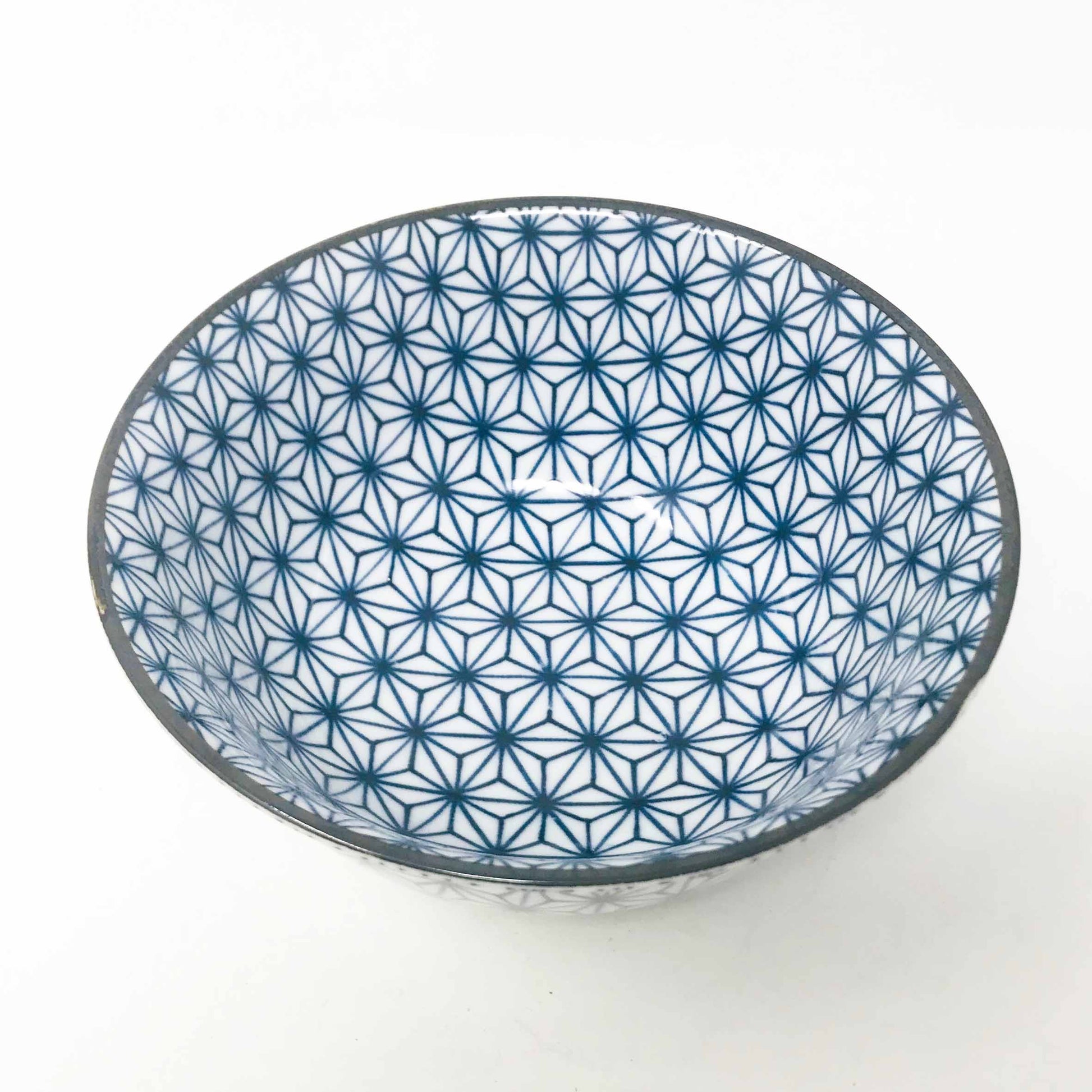 Asanoha Blue Tayo Bowl (6"D) image 2