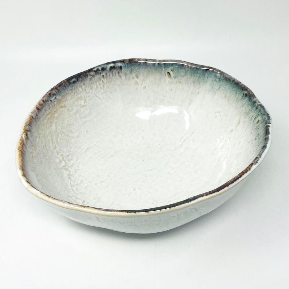 Oval Bowl Large Shirokinyou (9.5"x8") image 1