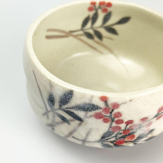 Mini Matcha Bowl Nanten (3.75") image 1