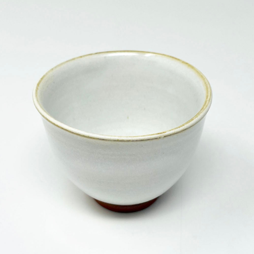 Tea Cup White Higashiyama-Yaki (4.5oz) image 1