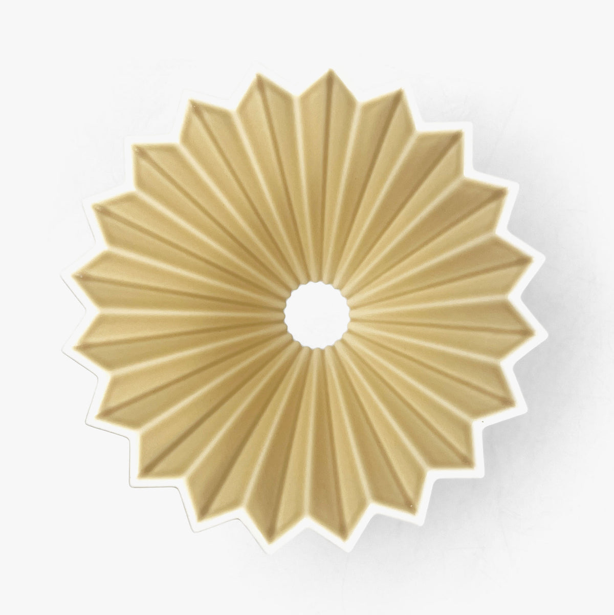 Origami Coffee Dripper Beige (5.5"D)