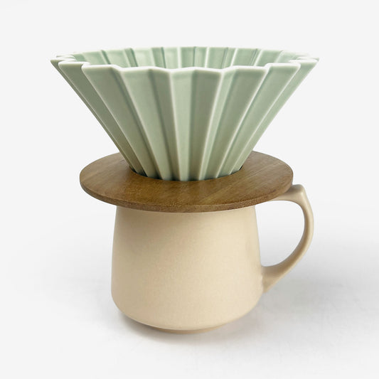 Origami Coffee Dripper Green (5.5"D)