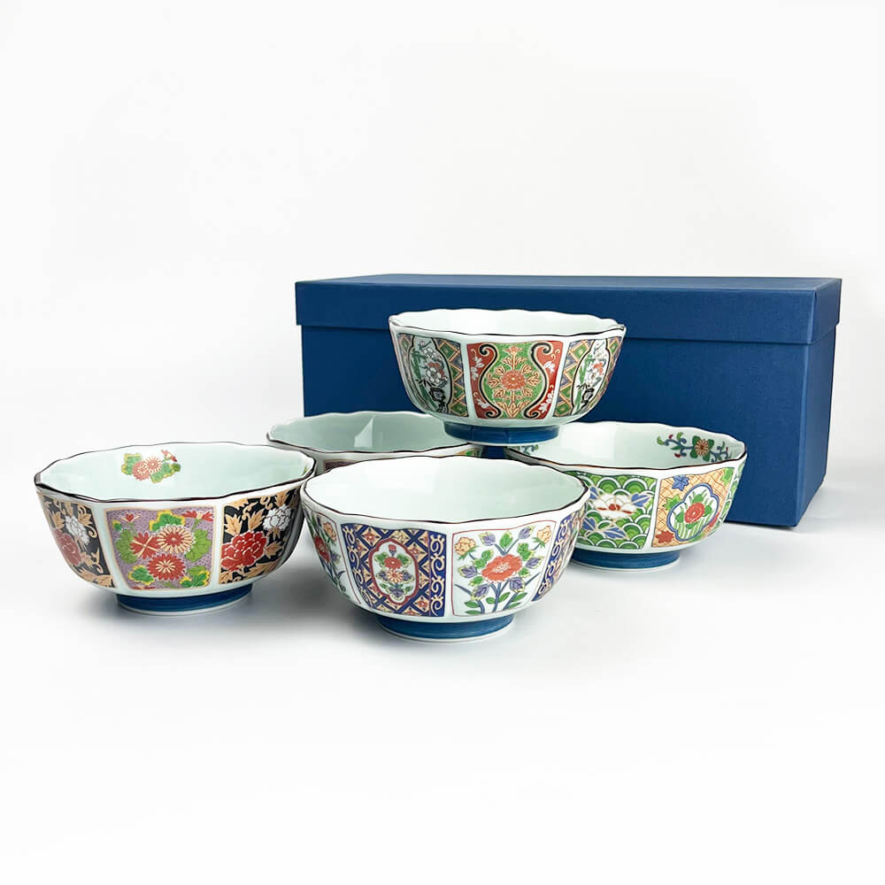 Arita Koimari Kobachi Bowl Set of 5 image 0