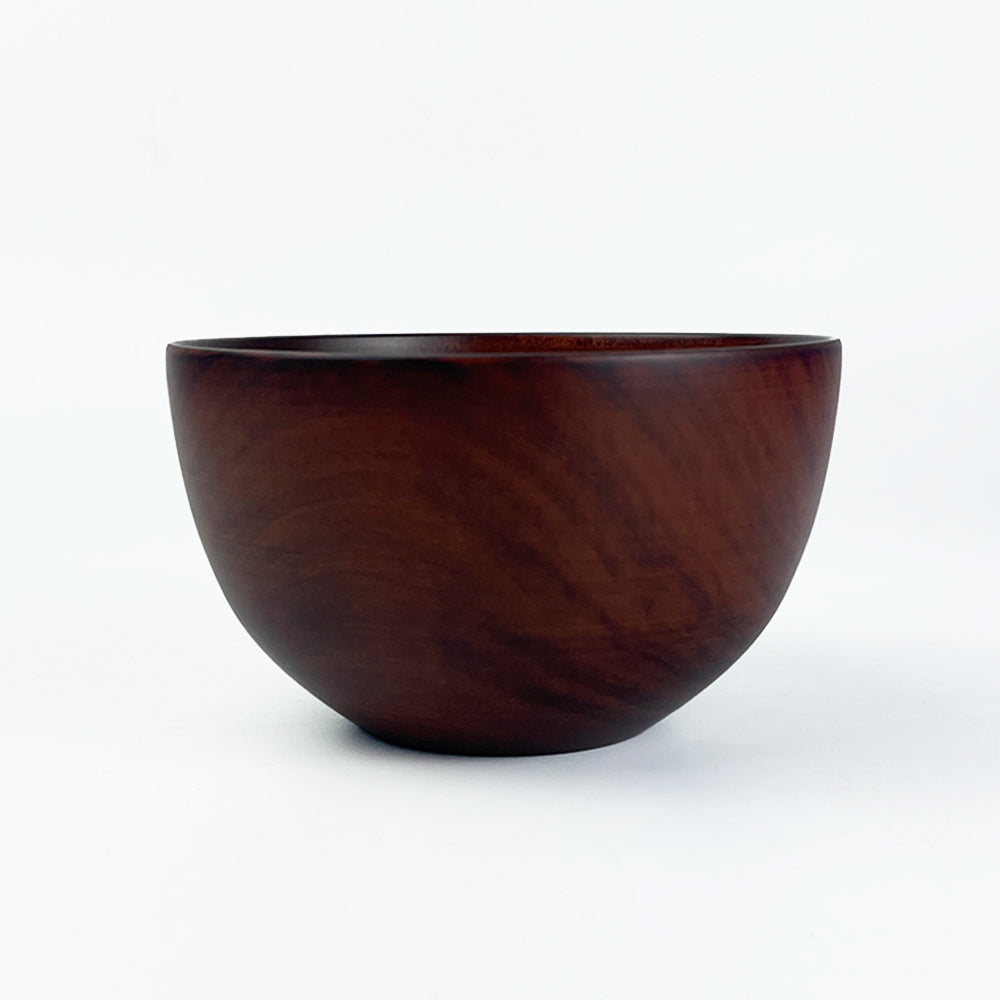 Wooden Soup Bowl Sakura Brown (4.5"D) image 6