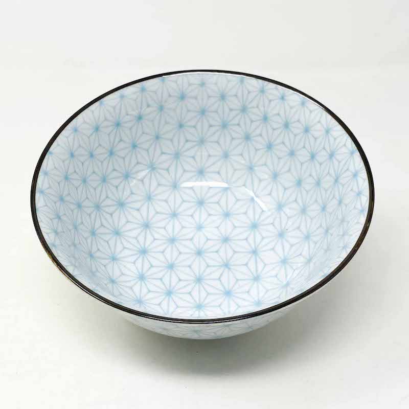 Asanoha Light Blue Tayo Bowl (6"D) image 3