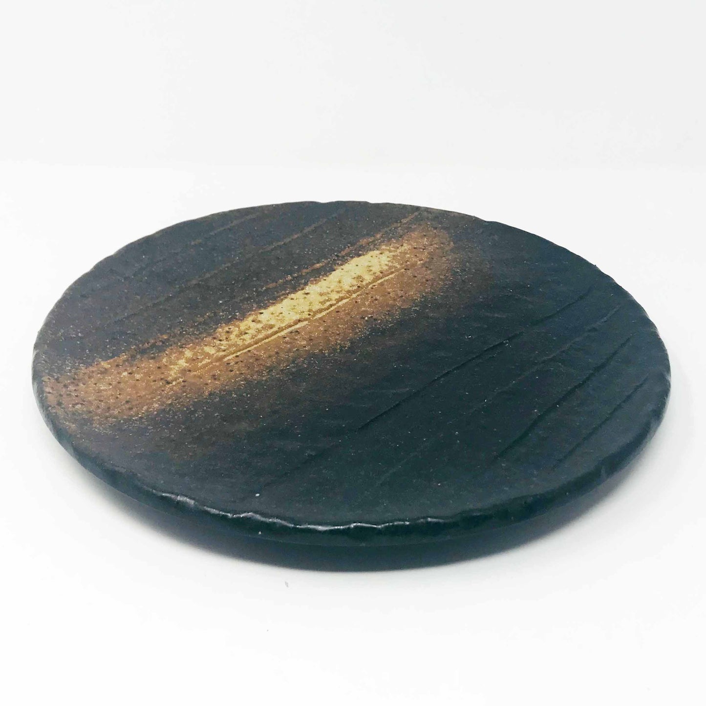 Plate Dark Brown Bizen (9.75") image 1