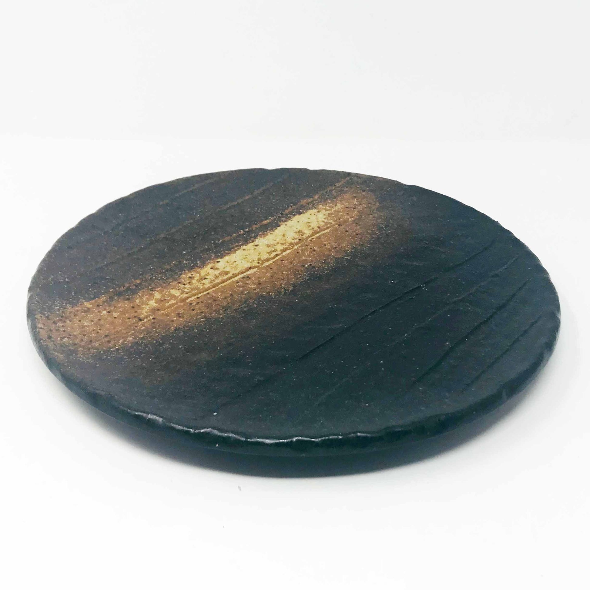 Plate Dark Brown Bizen (9.75") image 1