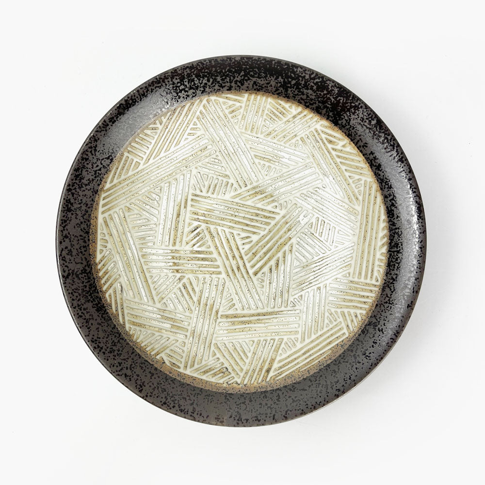 Shallow Bowl Kushimemon (6.5"D) image 1