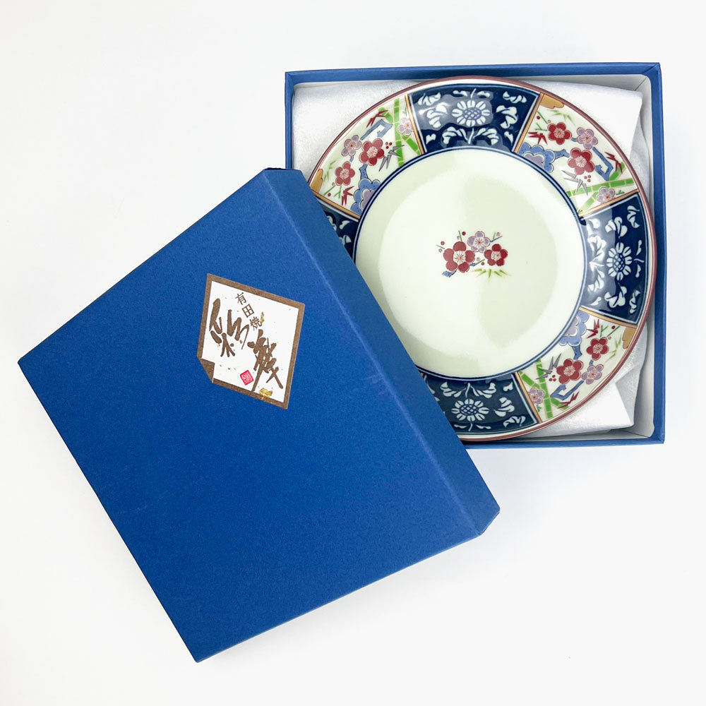 Arita Plum Blossom Dessert Plates Set of 5 image 2