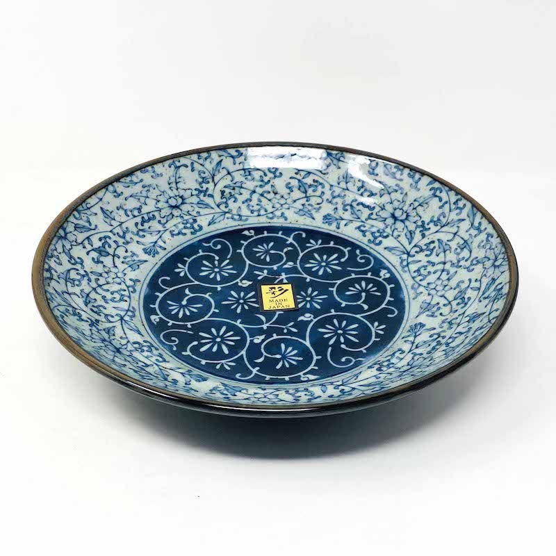 Deep Plate Manyo Karakusa (9"D x 2"H) image 2