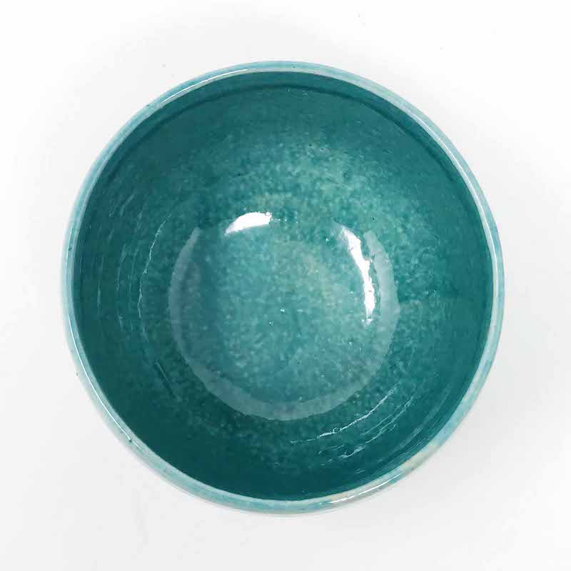 Turquoise Tea Cup (3.5"D) image 4
