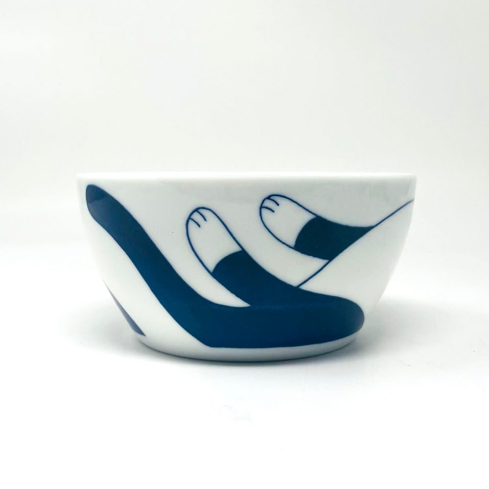 Tuxedo/Hachiware TC  Bowl w/plastic lid (5.25"D) image 4