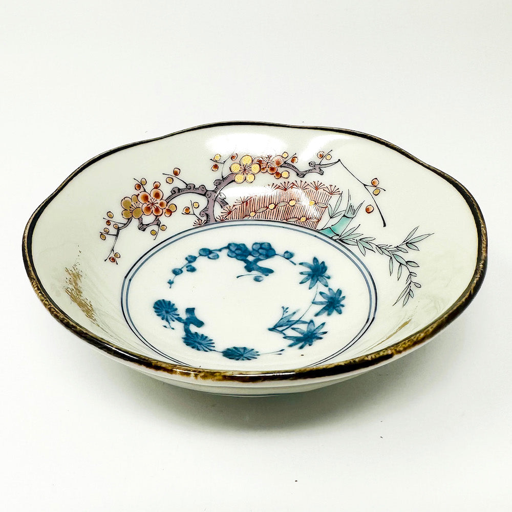 Mino Somenishiki Imari Kobachi Dish Set of 5  (4.25"D) image 5