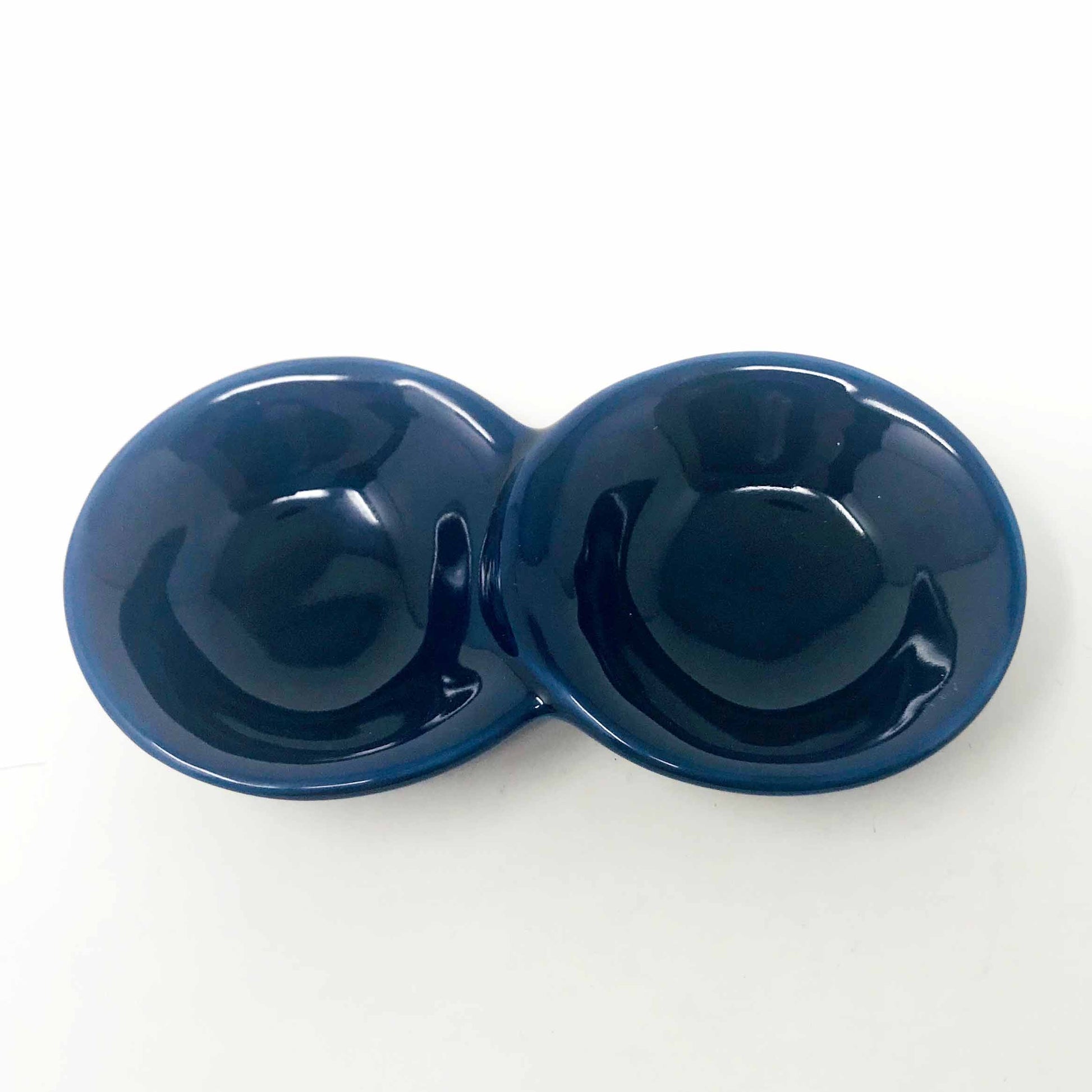 Divided Dish Blue (4.75" x 2.5") image 0