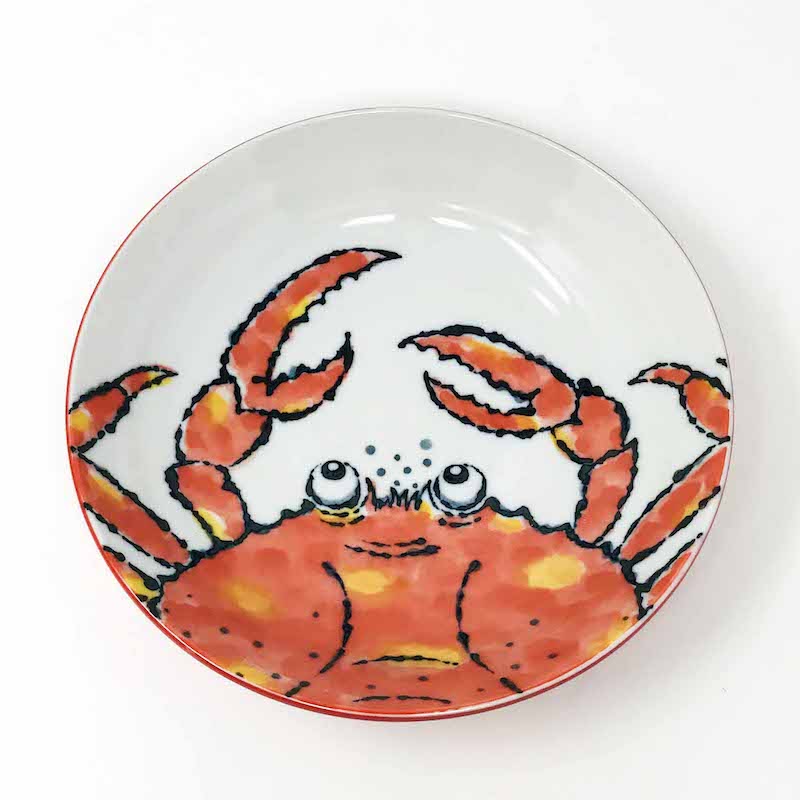 Pasta Plate Red Crab (8.5"D) image 0