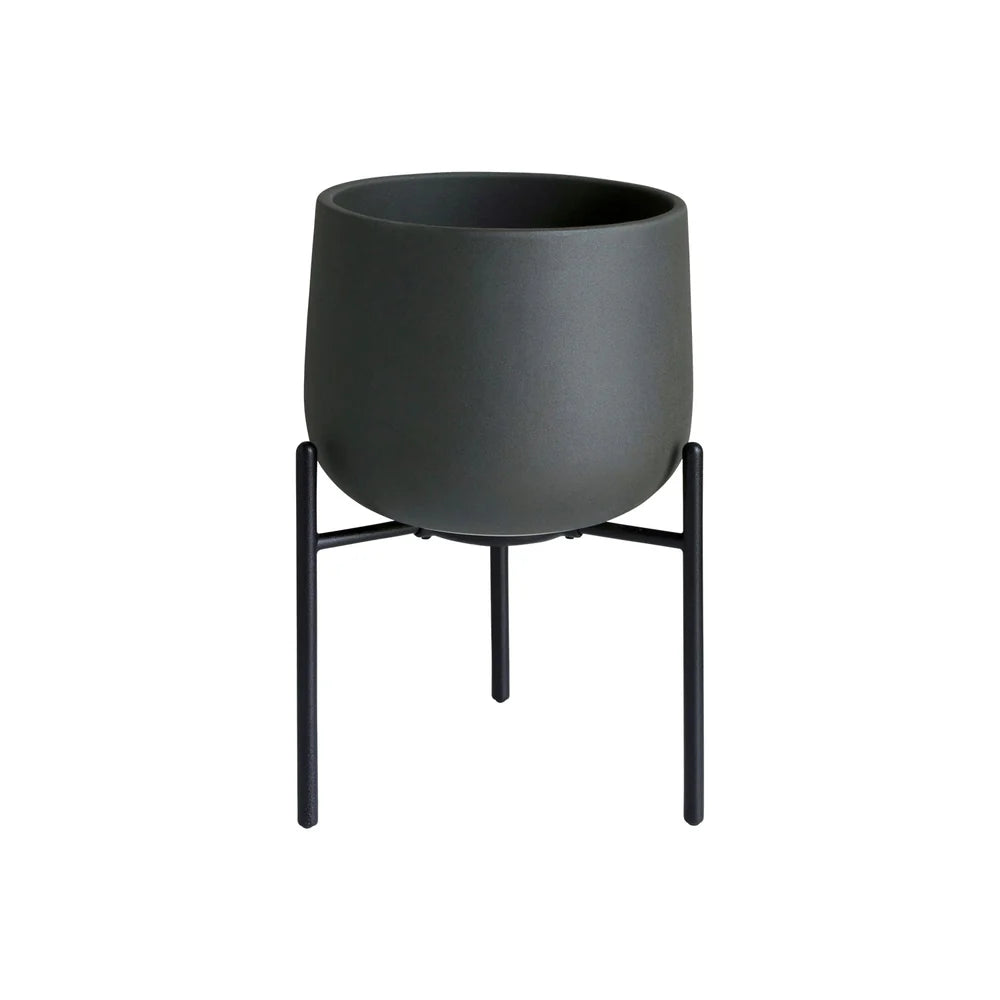 KINTO Plant Pot 135mm - Dark Gray image 0