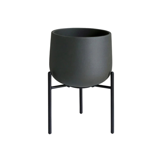 KINTO Plant Pot 135mm - Dark Gray image 0