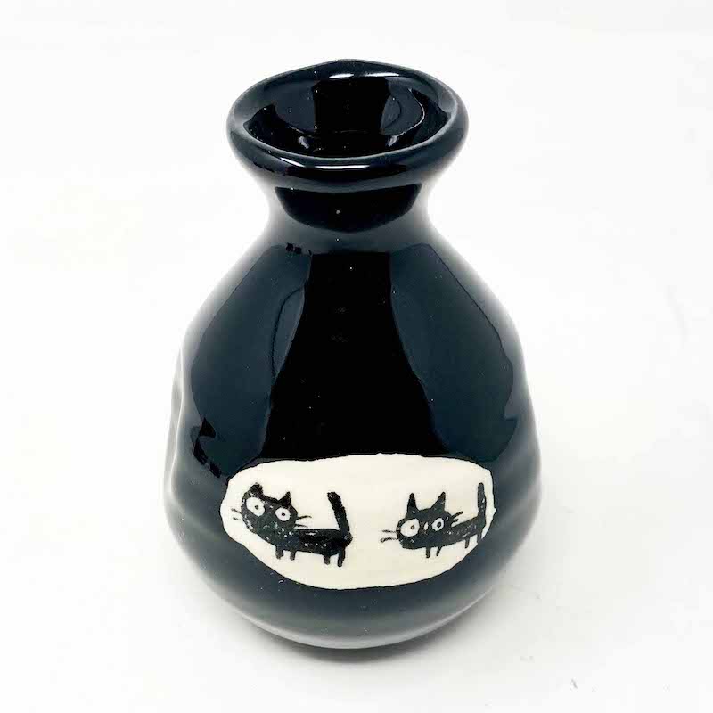 Sake Set 1:2 Cat/Black image 7