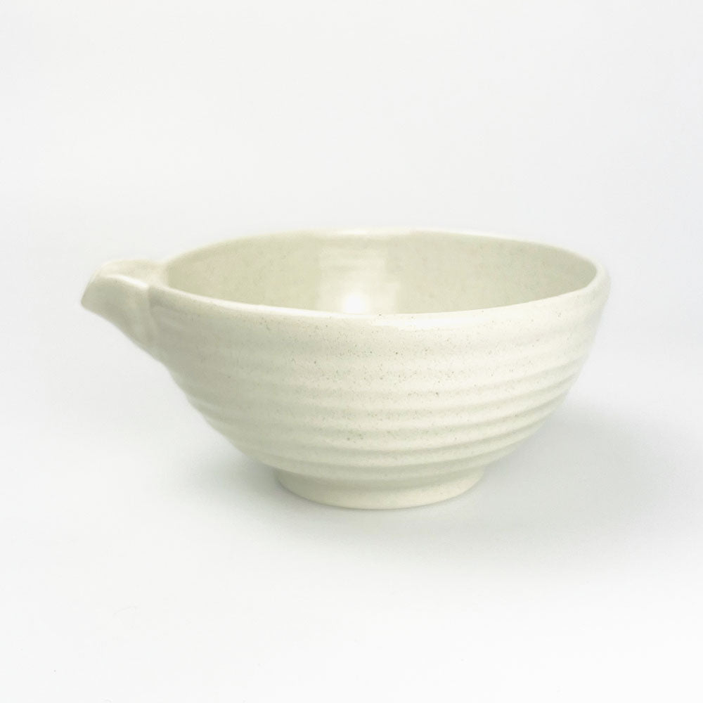 Kobiki White Katakuchi Bowl (6.5"x 5.5") image 0