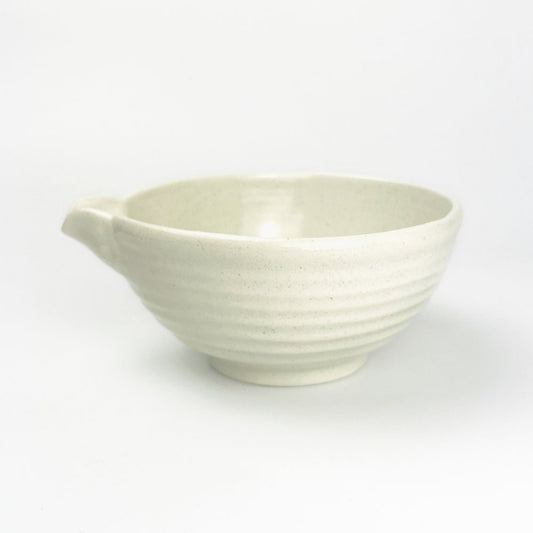 Kobiki White Katakuchi Bowl (6.5"x 5.5") image 0