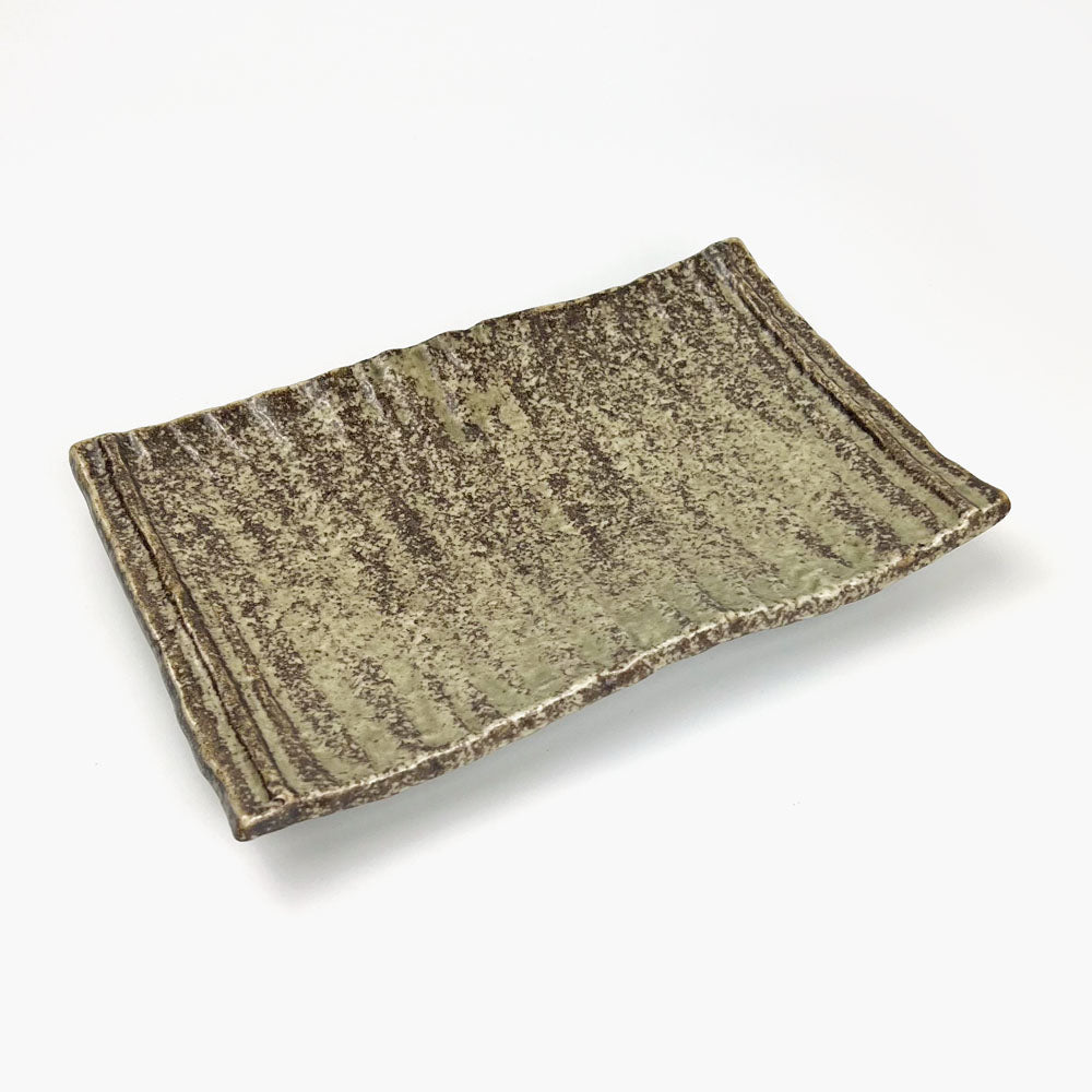 Irabo Brown Rec. Plate Brown (8.25"x5.5") image 0