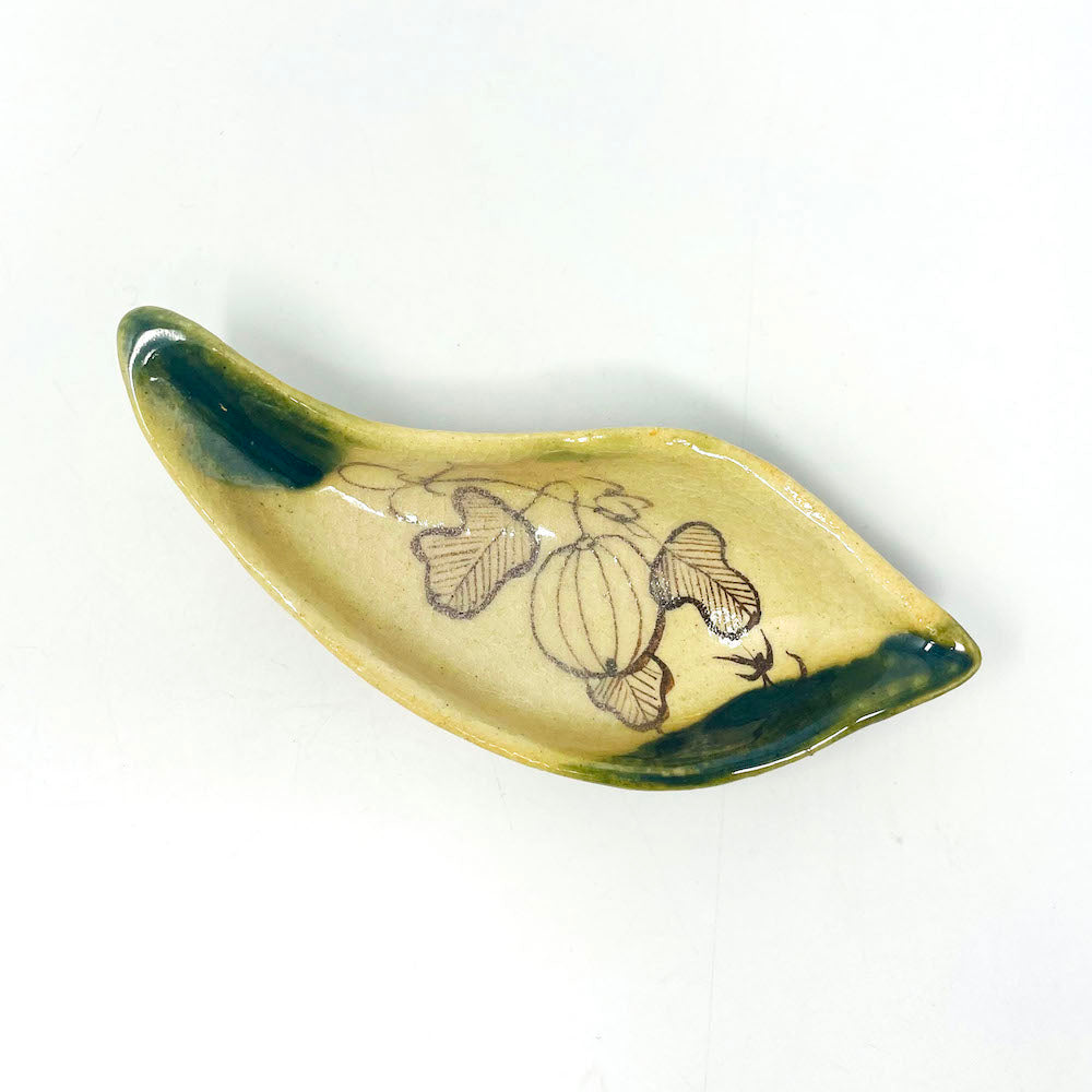 Oribe Kobachi Dish by Masayoshi Wakui (6.25"x2.5") image 4