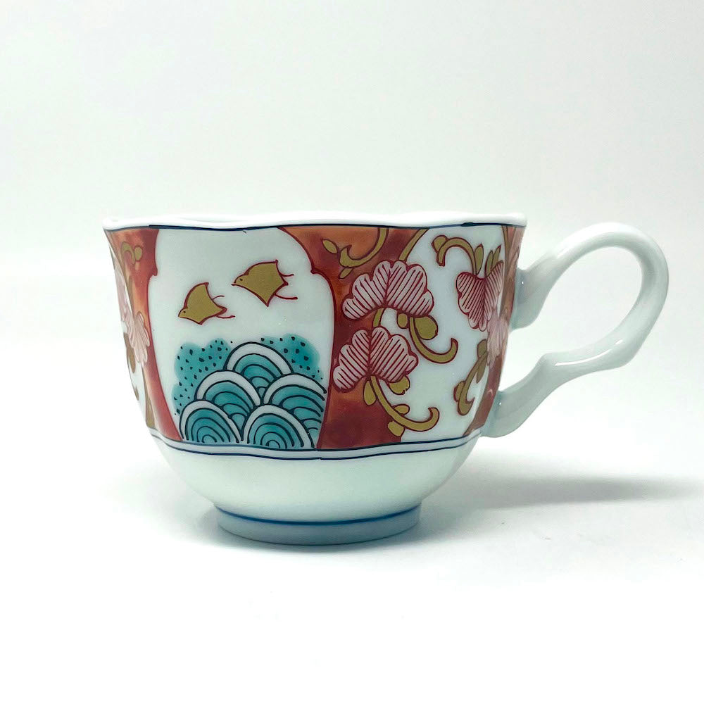 Minokayi Somenishiki Imari  Pair Coffee C/S (7oz) image 7