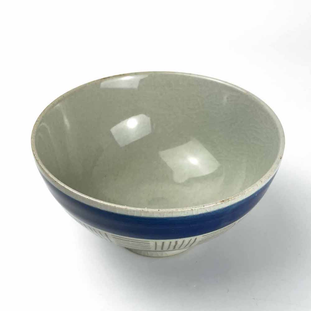 Arita Rice Bowl Obi (5"D) image 1