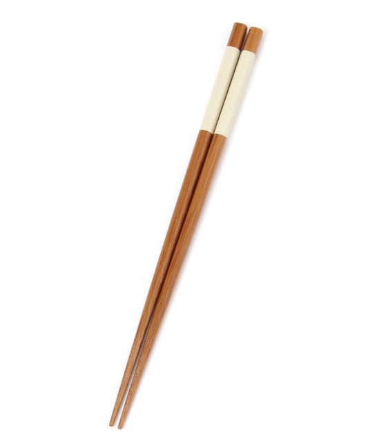 Chopsticks Obanzai Bamboo - White (8.25"L) image 0