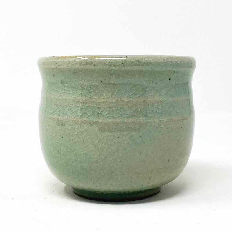 Mushiwan w/Wooden Cover Green (3"x 2.5"H) image 5