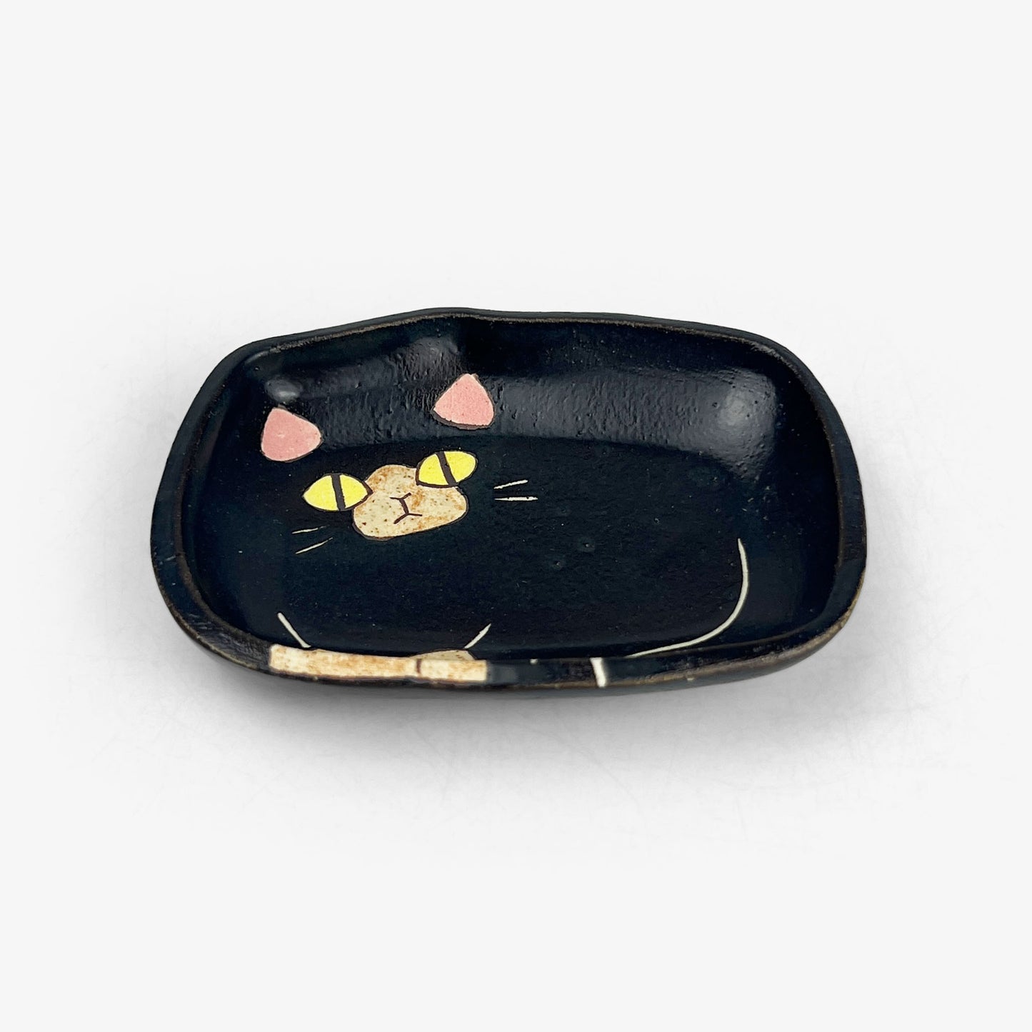 Cat Small Dish Tuxido (3.75" x 2.75") by Yoji Horikoshi