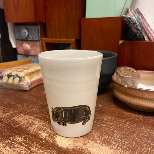 Cup Hippo (7 fl.oz/4 H) by Takunobu Sawada