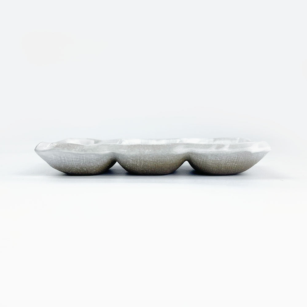 Seto-yaki 3 Divided Dish Unofu (5.25" x 2.5") image 5