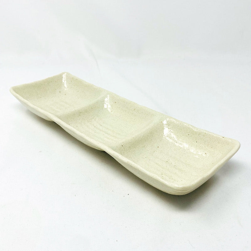 3DIV. Condiment Dish White  (10.25"D) image 0